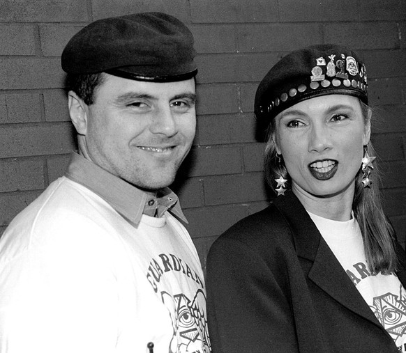 UNITED STATES - JUNE 10: Curtis and Lisa Sliwa attending the screening of the movie &quot;Primary Motive.&quot; (Photo by Richard Corkery/NY Daily News Archive via Getty Images)