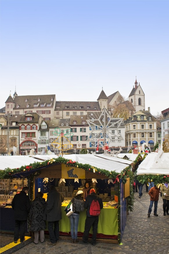 Christmas markets, Basel, Switzerland. (Photo by: Giovanni Mereghetti/Education Images/Universal Images Group via Getty Images)