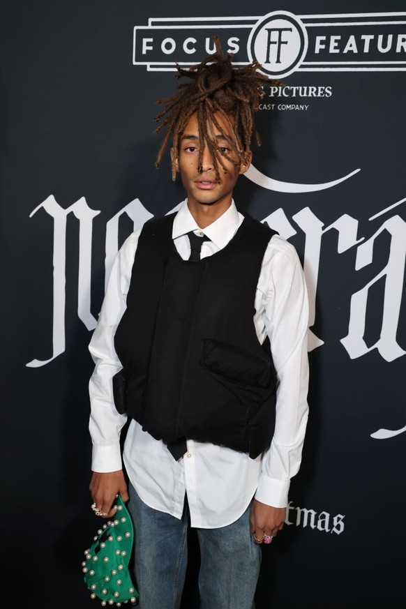 HOLLYWOOD, CALIFORNIA - DECEMBER 12: Jaden Smith attends the Los Angeles Premiere of Focus Features&#039; &quot;Nosferatu&quot; at TCL Chinese Theatre on December 12, 2024 in Hollywood, California. (P ...