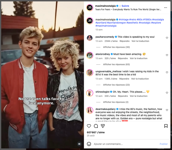 Ce faux montage de la chaîne américaine Maximal Nostalgia passionne