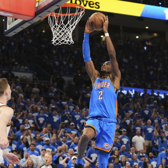 Shai Gilgeous-Alexander (2) et OKC sont en finale de la Conférence Ouest