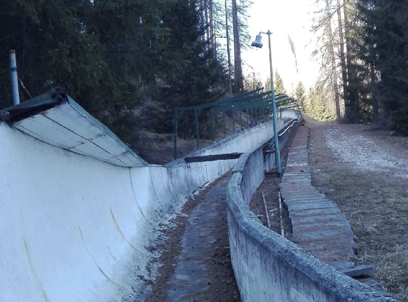 La piste de Cortina il y a quelques années seulement.