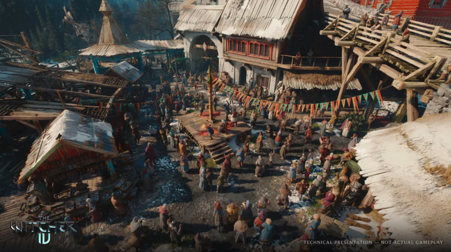Le village portuaire de Valdrest, où 300 personnages peuvent y apparaître.
