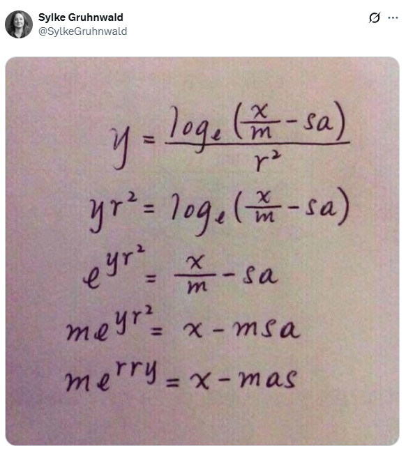 Merry Christmas. Oui, c'est un peu tard, mais vous pourrez le recyclez pour l'année prochaine.