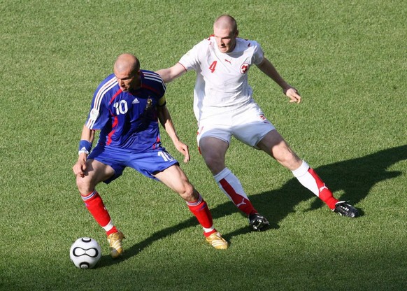 Zidane et ses coéquipiers n'avaient pu se défaire de la Suisse de Senderos en 2006.