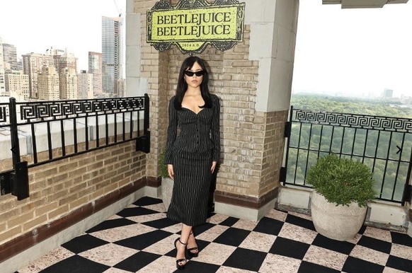Jenna Ortega lors de la promotion de Beetlejuice Beetlejuice
