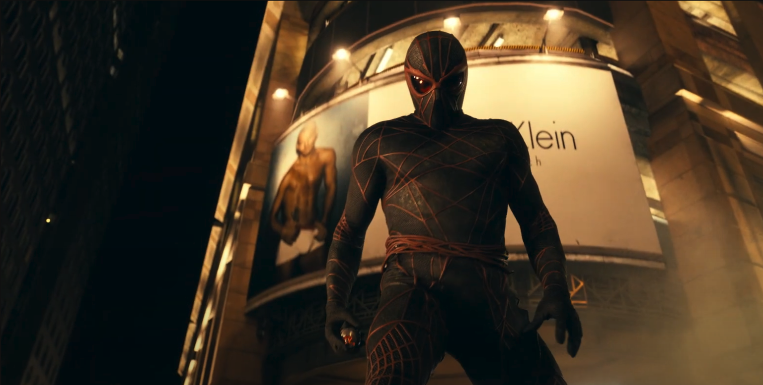 Ezekiel Sims (Tahar Rahim) un personnage qui partage certains pouvoirs avec Spider-Man.