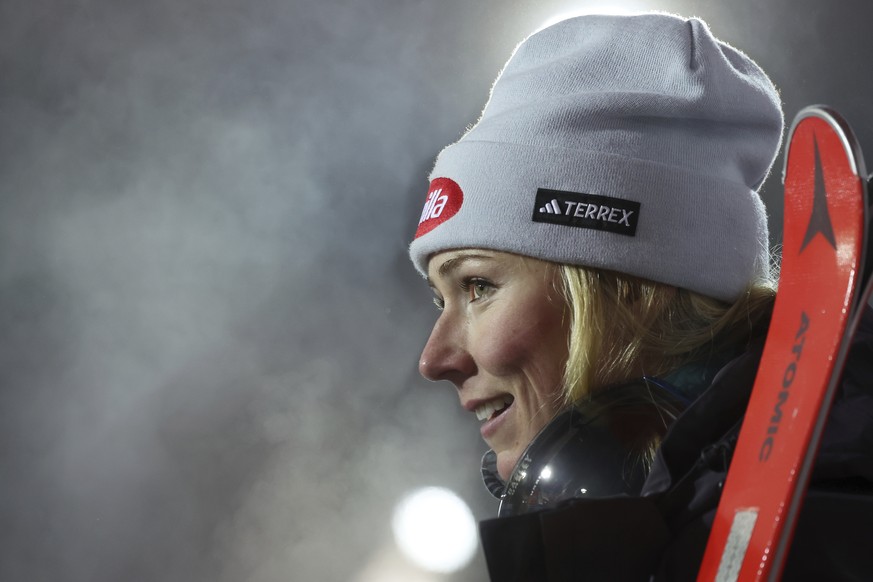 Le sourire de Mikaela Shiffrin, grande dominatrice dans le froid de Levi.