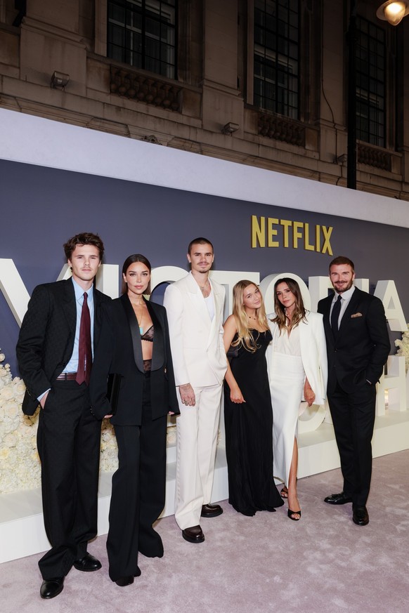 Le clan Beckham presque au complet.