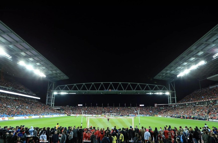 Le stade de Toronto, qui accueillera des matchs de la Coupe du monde 2026.