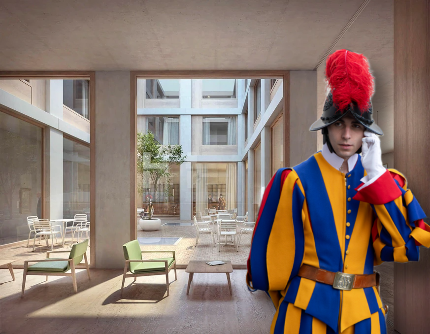 Les gardes suisses au Vatican vont devoir patienter avant d'avoir leur nouvelle caserne.