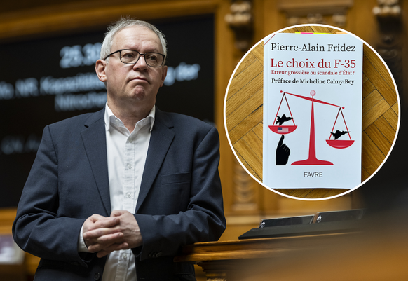 Le conseiller national Pierre-Alain Fridez (PS/JU) avait déjà argumenté contre l&#039;acquisition du F-35 dans son livre «Le choix du F-35: erreur grossière ou scandale d&#039;Etat».