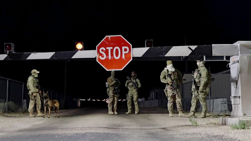 L&#039;armée ne rigolait pas ce 20 septembre 2019.