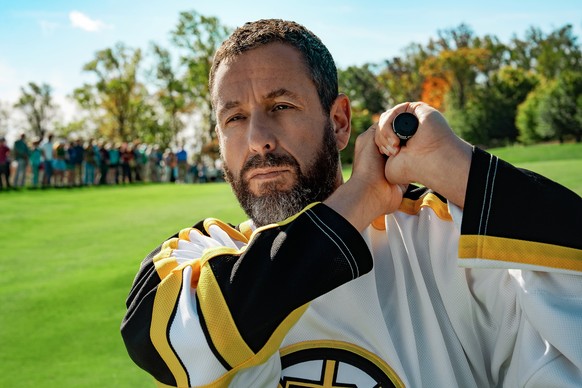 HAPPY GILMORE 2. Adam Sandler as Happy Gilmore (Writer/Producer) in Happy Gilmore 2. Cr. Scott Yamano/Netflix © 2025.