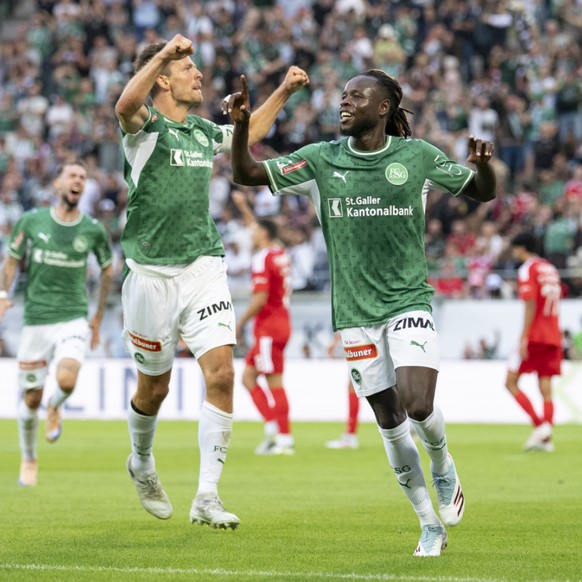 L'ancien Lausannois Aliou Baldé a ouvert le score pour Saint-Gall.