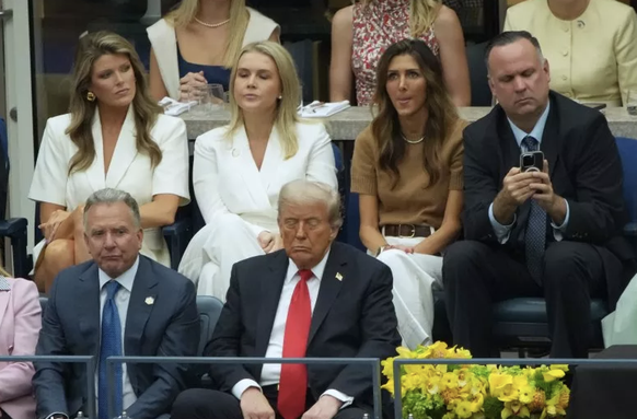 Donald Trump, apparemment passionné par le tennis.