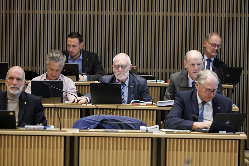 Les députés UDC siègent lors d'une session du Grand Conseil genevois à Genève (illustration).