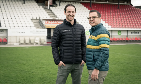 Sandro Burki (à gauche) et Markus Mahler.