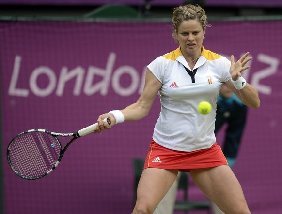 Kim Clijsters aux Jeux olympiques de Londres en 2012.