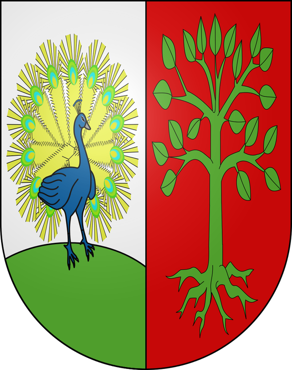 Les armoiries de Faoug (VD).