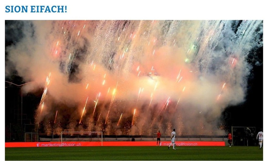 «Sion eifach!»: les supporters du FC Zurich entendent se rendre en train régulier en Valais.