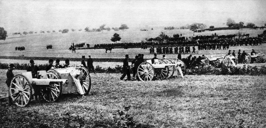 Un aperçu du champ de bataille de la Première Guerre mondiale (photo d'archive). Les troupes alliées ont stoppé l'avancée allemande, mal coordonnée, au bout de quelques semaines.