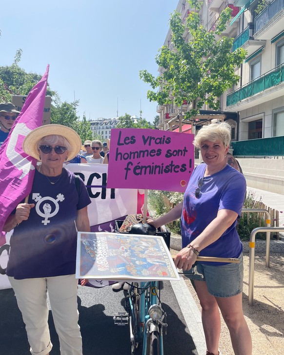 Grève féministe du 14 juin 2025 à Genève.