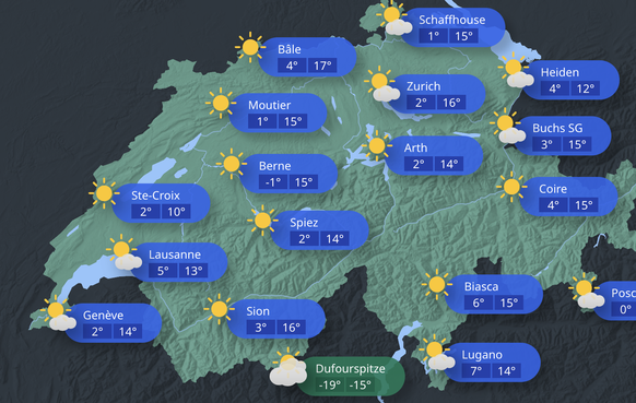 Voici à quoi ressemblent les prévisions pour ce mardi.
