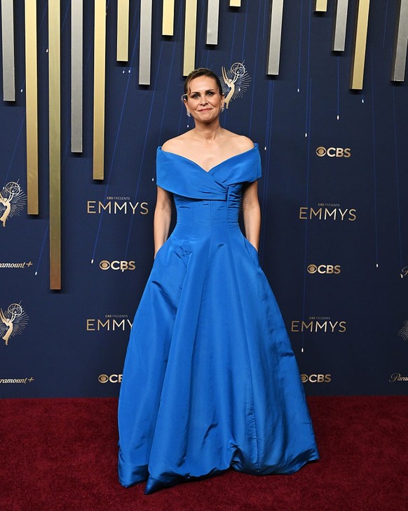 Lauren LeFranc at the 77th Primetime Emmy Awards held at the Peacock Theater on September 14, 2025 in Los Angeles, California. (Photo by Michael Buckner/Variety via Getty Images)