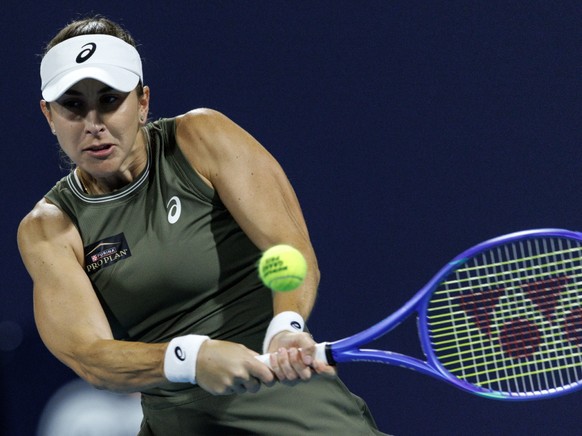 Bencic pourrait affronter Madison Keys en quarts de finale. (archives)