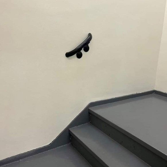 Faildienstag: Kurzes Geländer bei kurzer Treppe