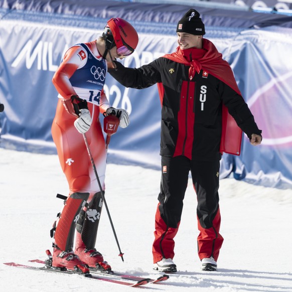 Nef (à gauche) sont champions olympiques du combiné