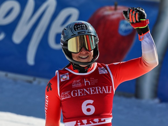 Wendy Holdener a obtenu son deuxième podium de la saison lors du slalom d'Are