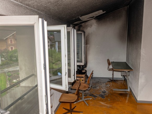 Incendie dans une école à Schiers (GR).