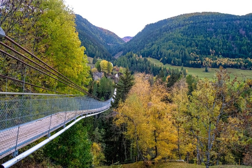Goms-Bridge Bellwald Rhone Hängebrücken der schweiz Rauszeit