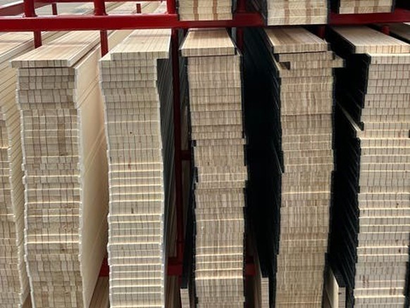 Différentes variantes du noyau en bois chez Stöckli.