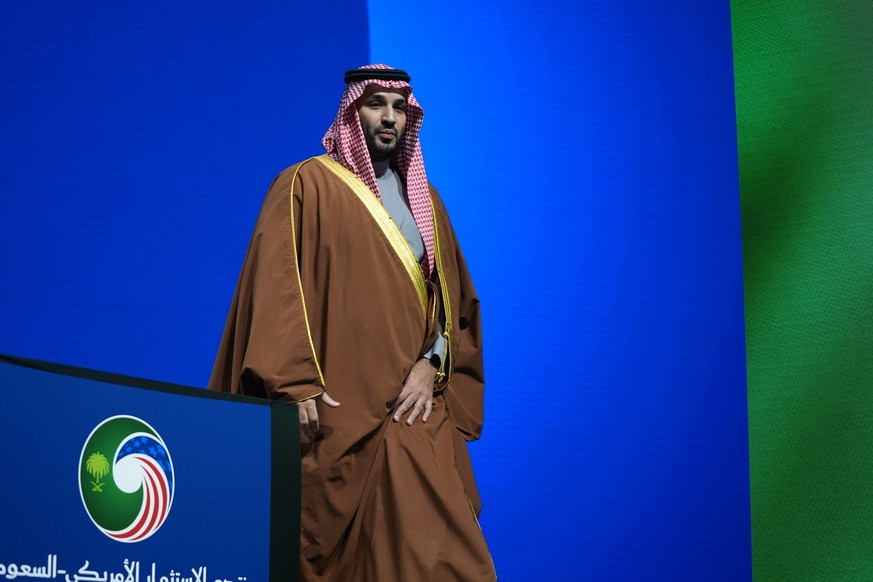 Saudi Investment Forum Saudi Arabia's Crown Prince Mohammed bin Salman at the Saudi Investment Forum at the Kennedy Center, Wednesday, Nov. 19, 2025, in Washington. (AP Photo/Evan Vucci)
