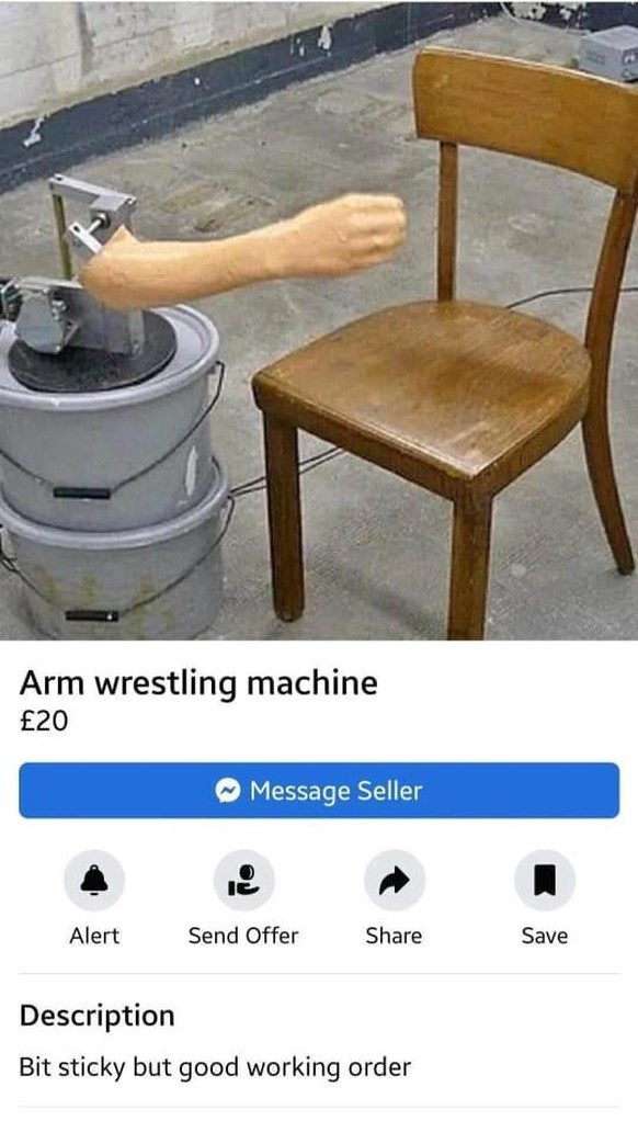 Absurde Artikel auf Facebook Marketplace