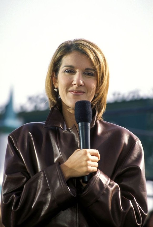 CANADA - MAY 01: Celine Dion on the show "Good morning America" in Quebec, Canada in May 1996. (Photo by Jean-Philippe DUMAS/PONOPRESSE/Gamma-Rapho via Getty Images)