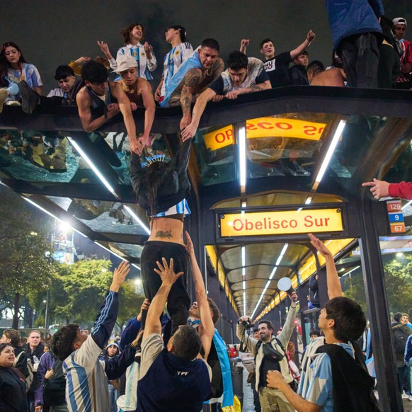Le peuple argentin touché au coeur par la sélection albiceleste.