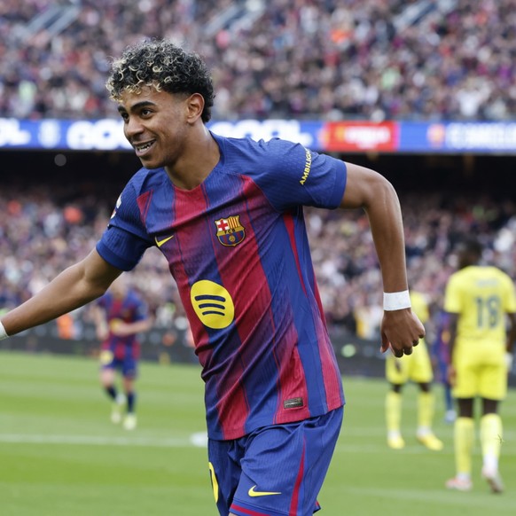 Lamine Yamal a été intenable samedi contre Villarreal