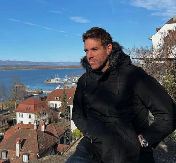 Juan Martin Del Potro a aussi profité de son séjour en Suisse pour visiter Morat (FR)