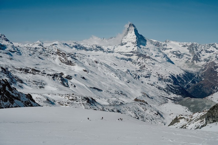 Le majestueux Cervin se trouvait sur la route des Romandes, entre Vienne et Monaco.