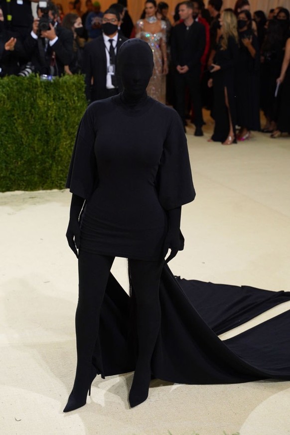NEW YORK, NEW YORK - SEPTEMBER 13: Kim Kardashian attends 2021 Costume Institute Benefit - In America: A Lexicon of Fashion at the Metropolitan Museum of Art on September 13, 2021 in New York City. (P ...