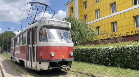 Le tramway de Droujkivka circule toujours.