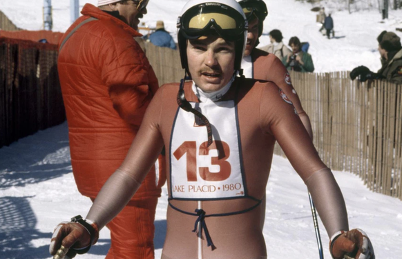 Toni Bürgler aux Jeux de Lake Placid en 1980.