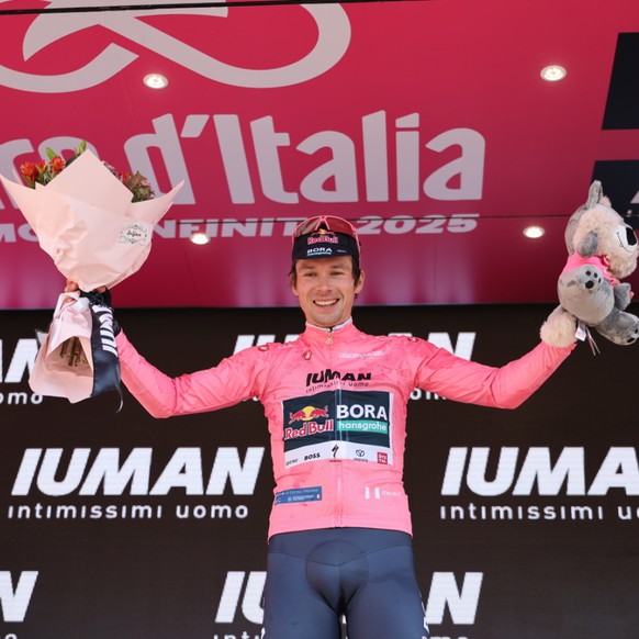 Primoz Roglic a récupéré le maillot rose après la 1re étape de momtagne du Giro