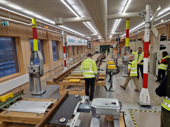 Aiguillage de passage : Centre de test sur le campus de Nyland.