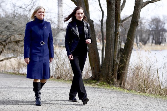 Sanna Marin et Magdalena Andersson