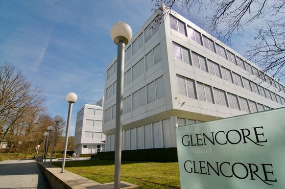 Le siège social de Glencore à Zoug. Glencore est l&#039;une des plus grandes sociétés de négoce de matières premières et d&#039;exploitation minière au monde.